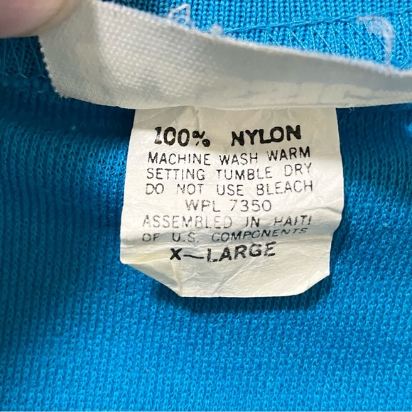 Vintage 80s 90s Blue Mesh Pro Classics Athletic Shirt - Picture 6 of 8